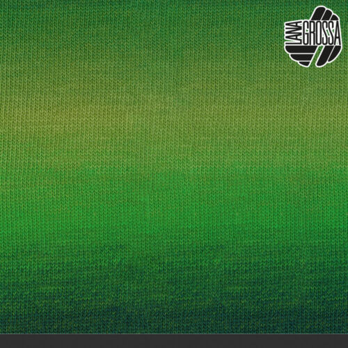 Lana Grossa 3 x 200 g Gomitolo Versione Dochtgarn Farbverlauf Wolle 12 Farben - Bild 9 von 25