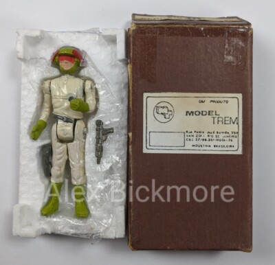Model Trem Star Wars 3.75'' Cloud Car Pilot Complete & Variant Box Action Figure