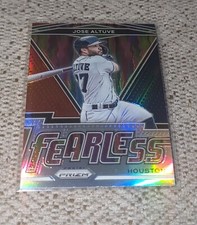 2021 JOSE ALTUVE PRIZM FEARLESS RED WHITE BLUE PRIZM INSERT #FR-9 (ASTROS)