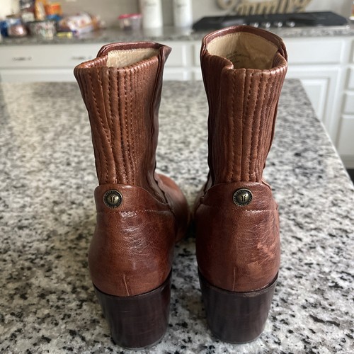 The Frye Company Womens Leather Pull On Lucinda Scrunch Boots Brown Size 10M #00 - Picture 5 of 12