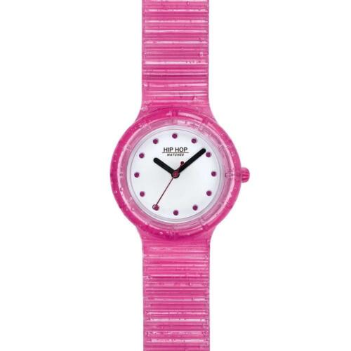 Reloj HIP HOP BUBBLE HWU1011 Regular 35mm Silicona Rosa Blanco - Afbeelding 1 van 1