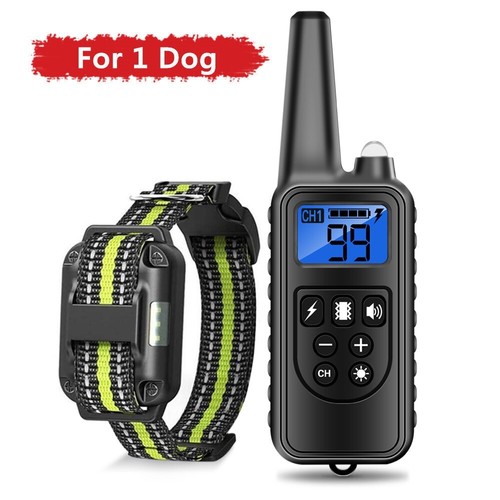 880 Yards Haustier Hund Trainingshalsband Fernbedienung Wiederaufladbar Stromschlag LCD - Bild 18 von 35