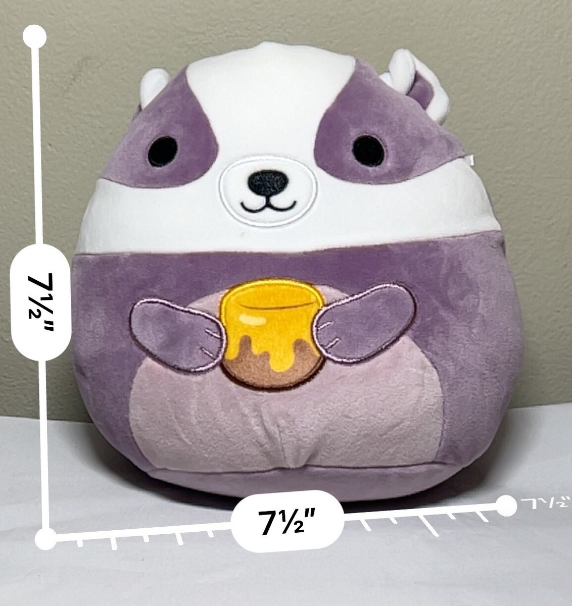 Muñeca De Peluche Honey Badger Cabeza Chata, 50 Cm | Cuotas sin interés