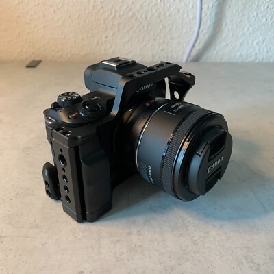 Canon EOS M50 + 2 Objektive + Adapter + Zubehörpaket (keine Sony, Nikon, Fuji)
