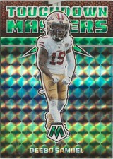 2022 Panini Mosaic Deebo Samuel Silver Prizm SP Touchdown Masters 49ers
