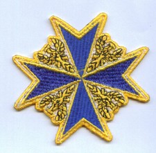 Malta Maltese Cross Officer Knight Battle Patch Uniform War King Medieval Eagle