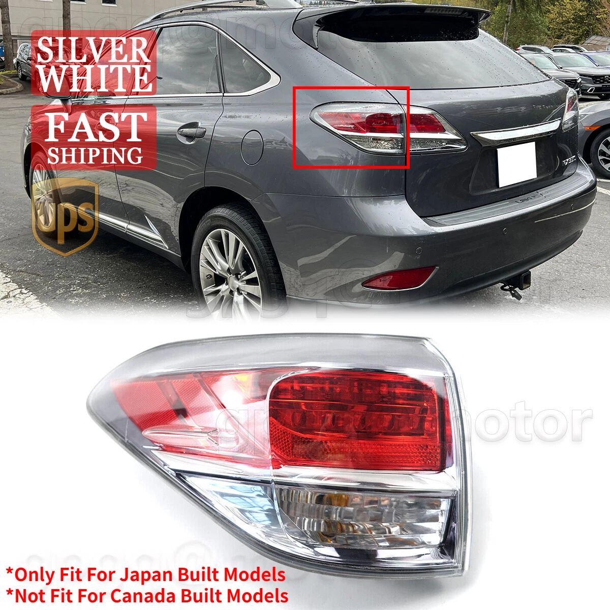 25+ Left Tail Light Assemblies for Lexus RX450h for sale | Updated