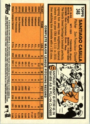 2012 Topps Heritage Base Card # 251 - 497 - Inserts - Finish Your Set - You Pick - Picture 190 of 422