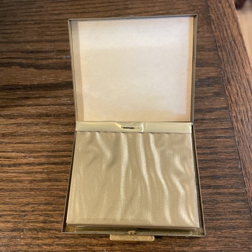 Vntg Compact Mini Photo Album Accordion Fold Out Metal Case Foldout Our Family - Picture 2 of 5