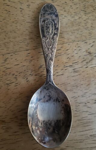 Vintage Silver Spoon-Silverplated WM Rogers. Birth Record Baby Spoon. - Picture 1 of 4