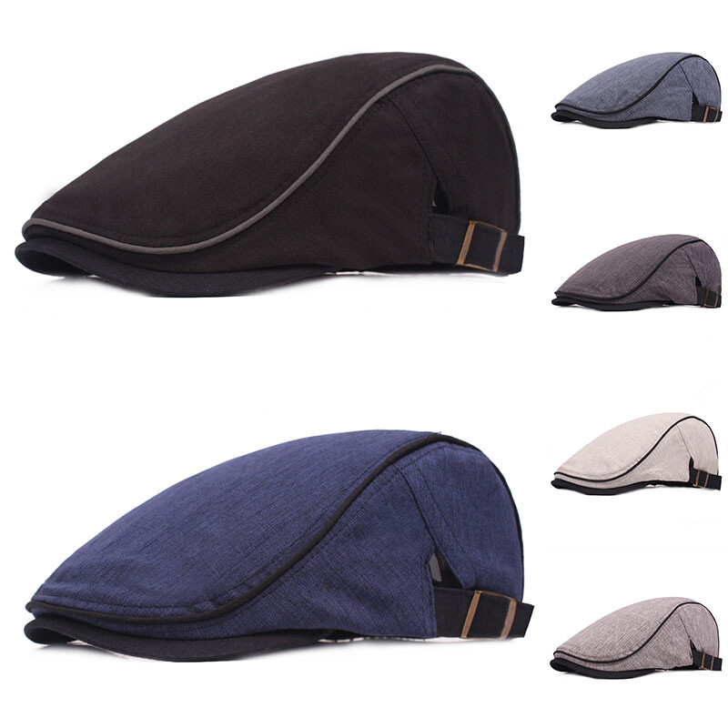 APL Cappello Uomo Ragazzo Country Peaky Golf Driving Cabbie Cappello Cappellini Retrò Piatto ▽