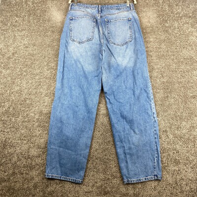 FOREVER 21 Mom Jeans Women's 29 Blue High Rise 5-Pocket