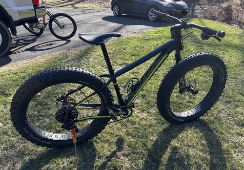 Cannondale Fat CAAD 1 Lefty fat tire mountain bike, Small - Picture 2 of 17