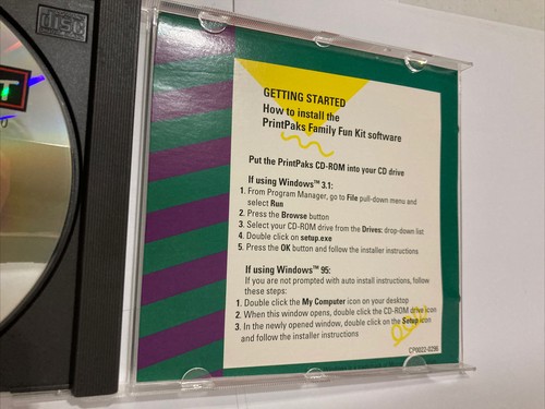 Print Paks: Family Fun Kit - Version 1.1 (PC, 1996, PrintPaks) NM ShipsSameDay - Picture 5 of 7