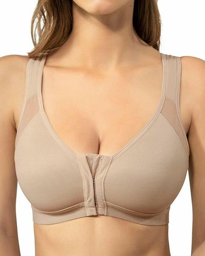 Womens Posture Corrector Bra Back Support Lift Up Yoga Bra Adjustable Wireless - Picture 7 of 15