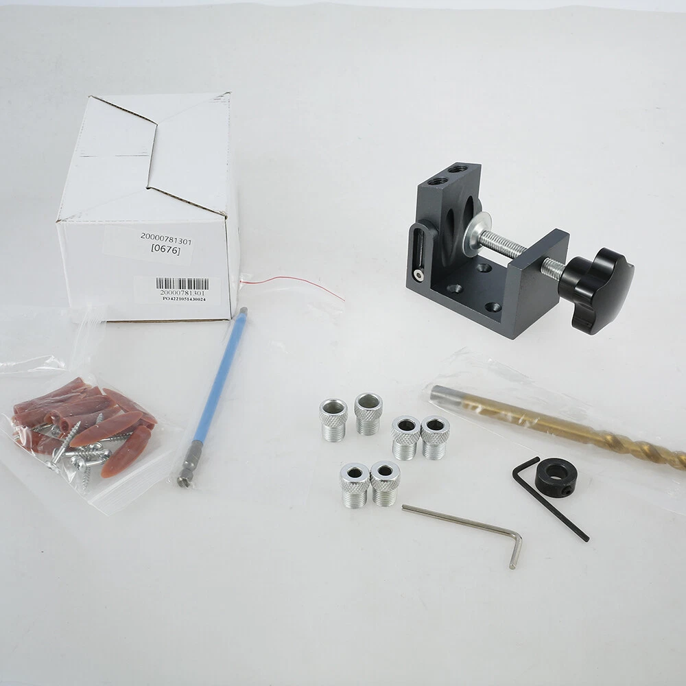 32pcs Pocket Hole Screw Jig Adapter Drill Set Carpenter Hole Punching RadwP  | eBay