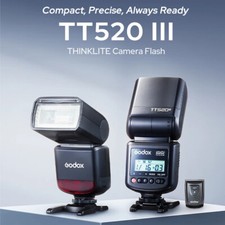Godox TT520III THINKLITE Universal Camera Flash Speedlite for Canon Sony Olympus