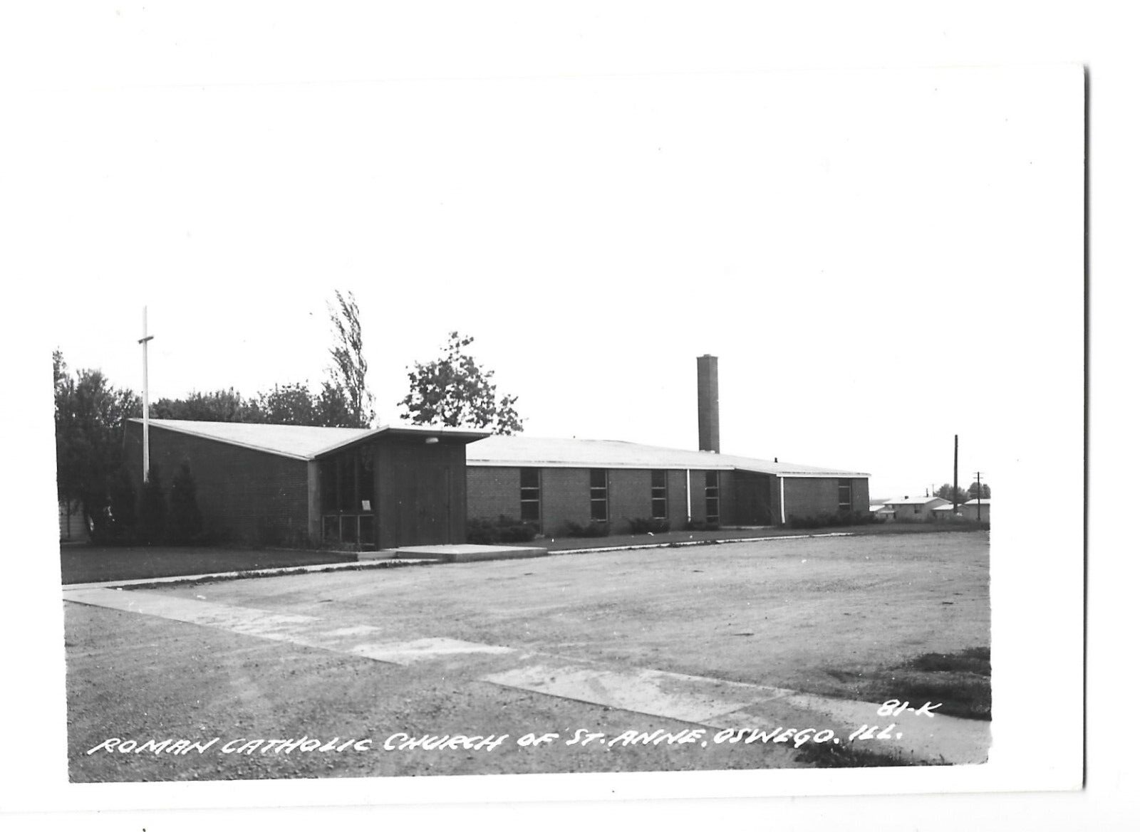 Roman Catholic Church Of Saint Anne Oswego Illinois Postcard RPPC eBay