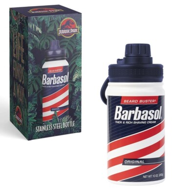Jurassic Park Barbasol Dose Trinkflasche Kaffeebecher Tee 17cm