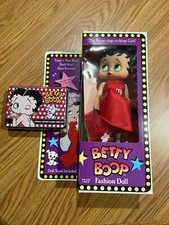1986 BETTY BOOP FASHION DOLL + SPECIAL EDITION PLAYING CARDS - BOTH NEW SEALED