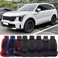 Full Set Car Seat Cover 25 Seater Luxury Leather For Kia Sorento 2003-2024 Suv Full Set Car Seat Cover 25 Seater Luxury Leather For Kia Sorento 2003-2024 Suv