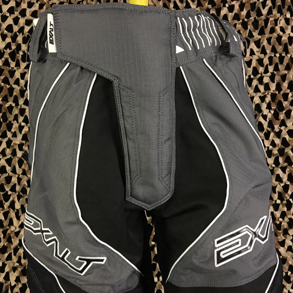 NEW Exalt T4 Padded Tournament Paintball Pants - Charcoal Grey/Black - Medium - Image 3 of 4