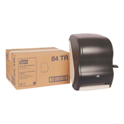 Tork 84TR 12.94'' x 9.25'' x 15.5'' Hand Towel Roll Dispenser - Smoke New