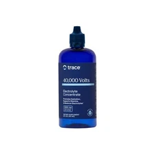 Trace Minerals 40,000 Volts – Electrolyte Drops for Muscle & Hydration, 8oz