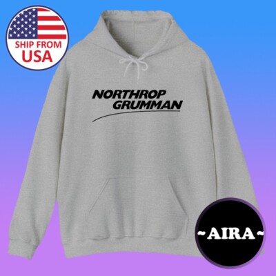 Northrop Grumman Aerospace Men's Grey Size S to 3XL