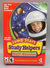 Jump Start PC Math Booster Study Helpers Sealed Knowledge Adventure New CD