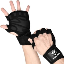 Weight Lifting Workout Gloves with Wrist Wrap for Gym Fitness Crossfit Training