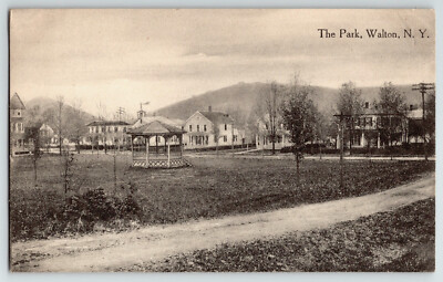 [17i15] Postcard 1915 Artino, The Park Walton NY