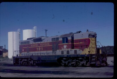 ALGOMA CENTRAL RAILROAD GP7L 101 rare shortline KODACHROME ORIGINAL SLIDE