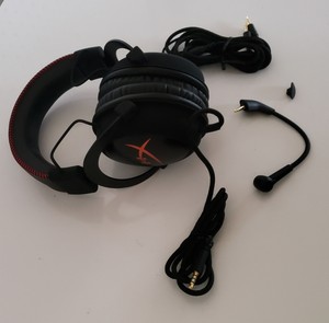 Red Black Hyperx Cloud Ii Gaming Headset Only No Usb Sound Card