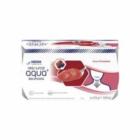Nestlé Resource - Aqua+ Gelificata Facile Da Deglutire Gusto Granatina, 4 X 125G