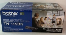 Genuine OEM Brother TN-115BK High Yield Black Toner Cartridge