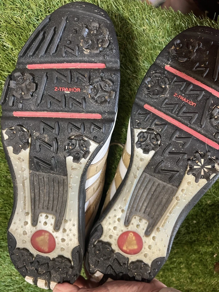 Zapatos de golf Adidas Z-Traxion Adiprene para hombre talla US 11 blanco tostado Foto 3 de 4