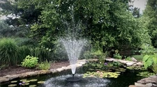 Floating Fountain Aerator w/ 5200 GPH Pump, 100' Cord, Multi-Tier Nozzle & More