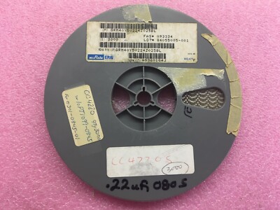 (100 PIECE LOT) GRM40Y5V224Z025BL, MURATA, MLCC, .22uF, 25V, 20%, 0805, SMD