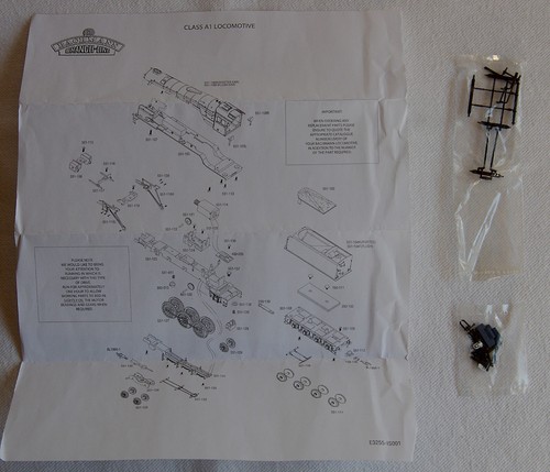 Bachmann A1 Dampflok Detailpackung & Diagramm evtl. von 32-553 ungeöffnet