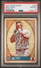 2021 TOPPS GYPSY QUEEN MIKE TROUT #244 MASK UP SSP VARIATION PSA 8 ANGELS RARE