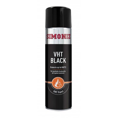 Simoniz Very High Temperature VHT Autolack Sprühlack - Schwarz - 500ml - SIMVHT20D