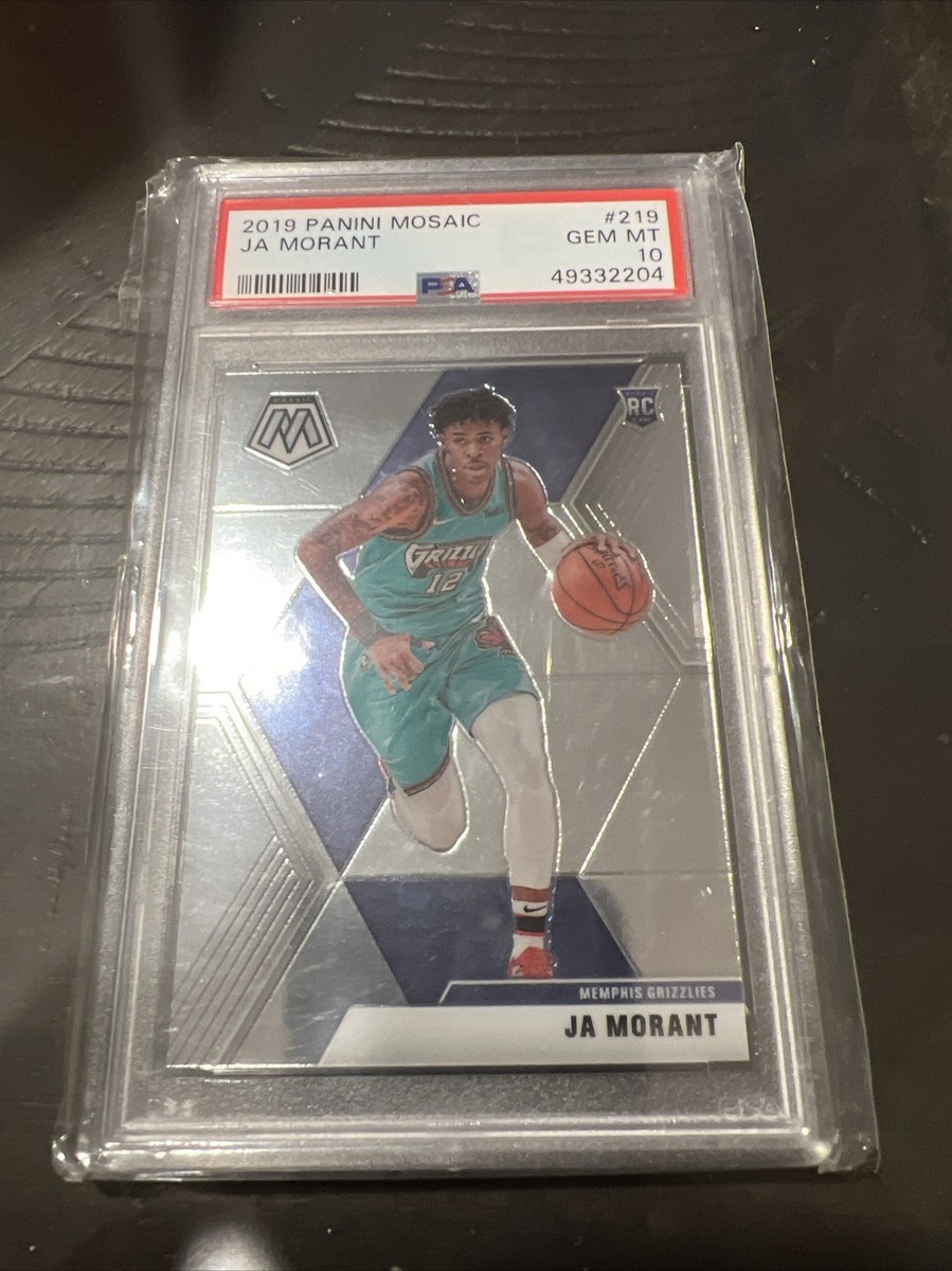 2019-20 Panini Mosaic Basketball #219 Ja Morant Base Rookie