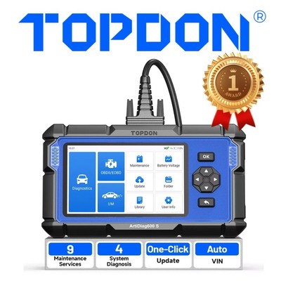 2025! TOPDON AD600S OBD2 Auto Scanner Engine ABS SRS AT SAS EPB Diagnostic Tool