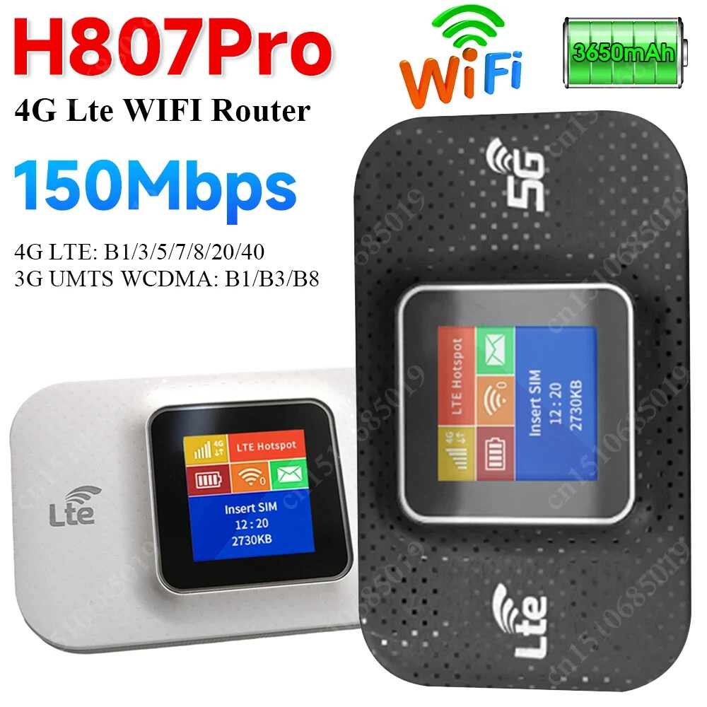 Routeur WiFi H807PRO BLANC boîtier internet nomade pour maison de vacances Orange Bouygues SFR