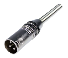 5 Pack Cannon Connector 3-Pins Male Audio Profesional