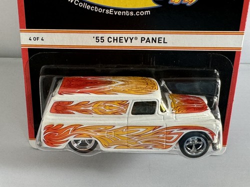 HOT WHEELS 27TH CONVENTION '55 CHEVY PANEL #389/1100 NEW IN PACKAGE - Picture 3 of 11