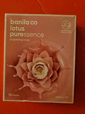BANILLA CO LOTUS PURESSENCE KOREAN MASK