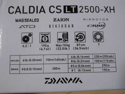 Daiwa Caldia Cs Lt2500-Xh Excellent with Box From Japan F/S