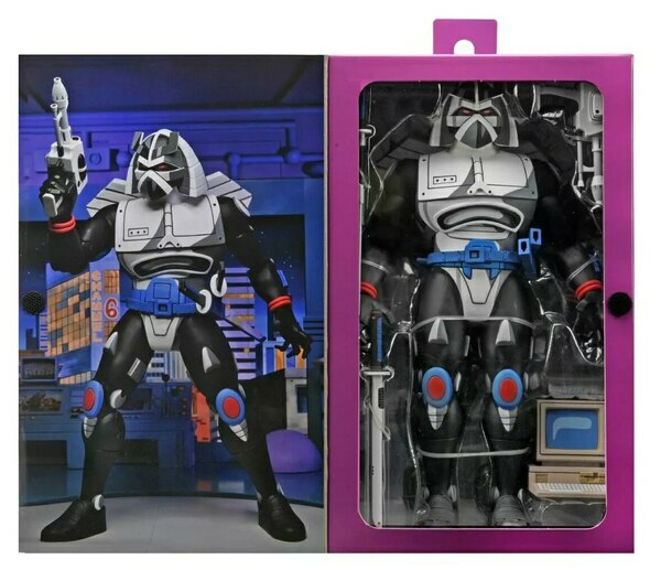 Ultimate Chrome Dome Cartoon Teenage Mutant Ninja Turtles Tmnt 23Cm Figur Neca-image